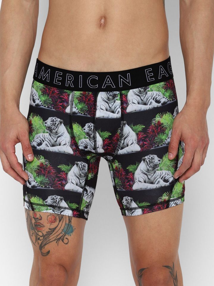 AMERICAN EAGLE OUTFITTERS Men Printed Anti-Bacterial Boxer Style Brief  WEA0232955001