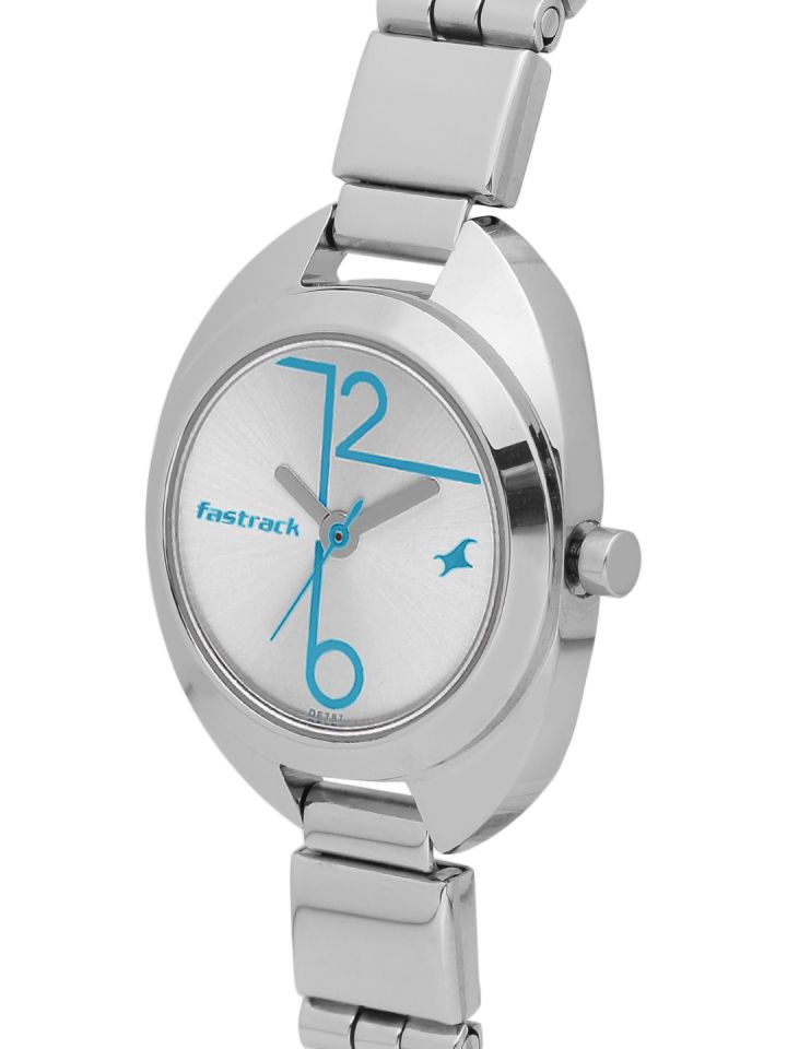 Buy Fastrack Women Silver Toned Dial Watch 6125SM02 Watches for