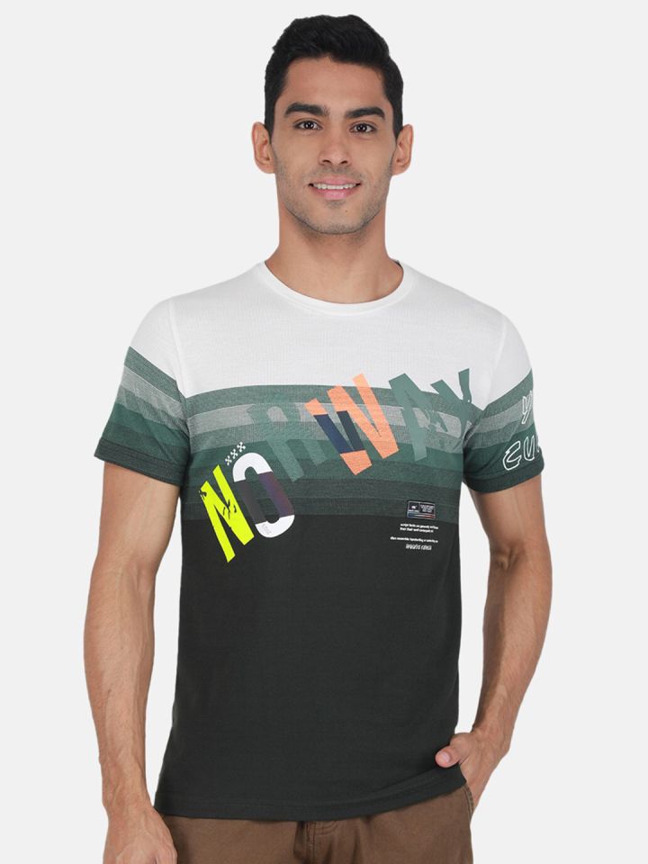 Buy Monte Carlo Typography Printed Round Neck T Shirt Tshirts