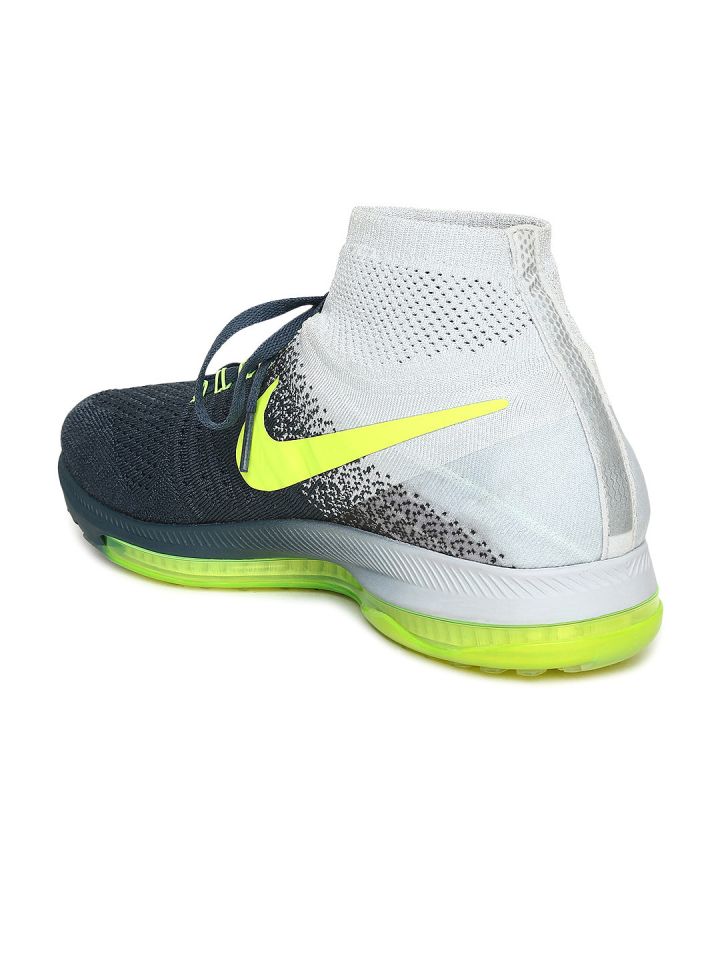 Nike zoom all deals out blue running shoes