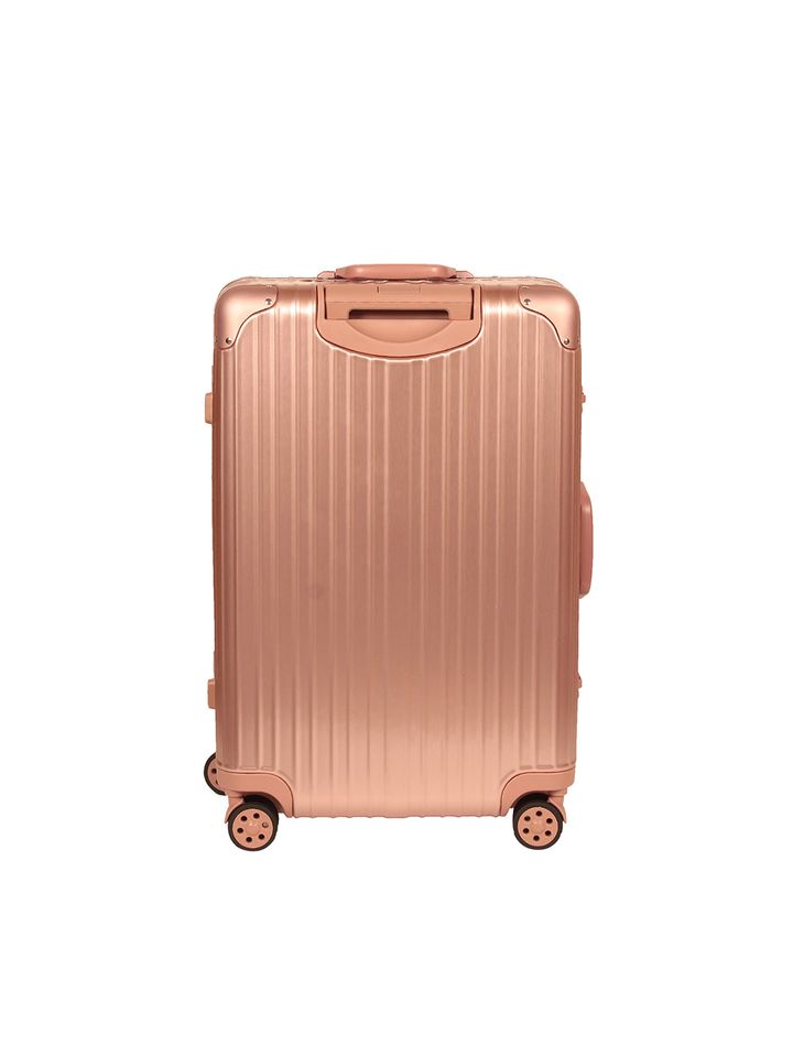 rose gold trolley bag
