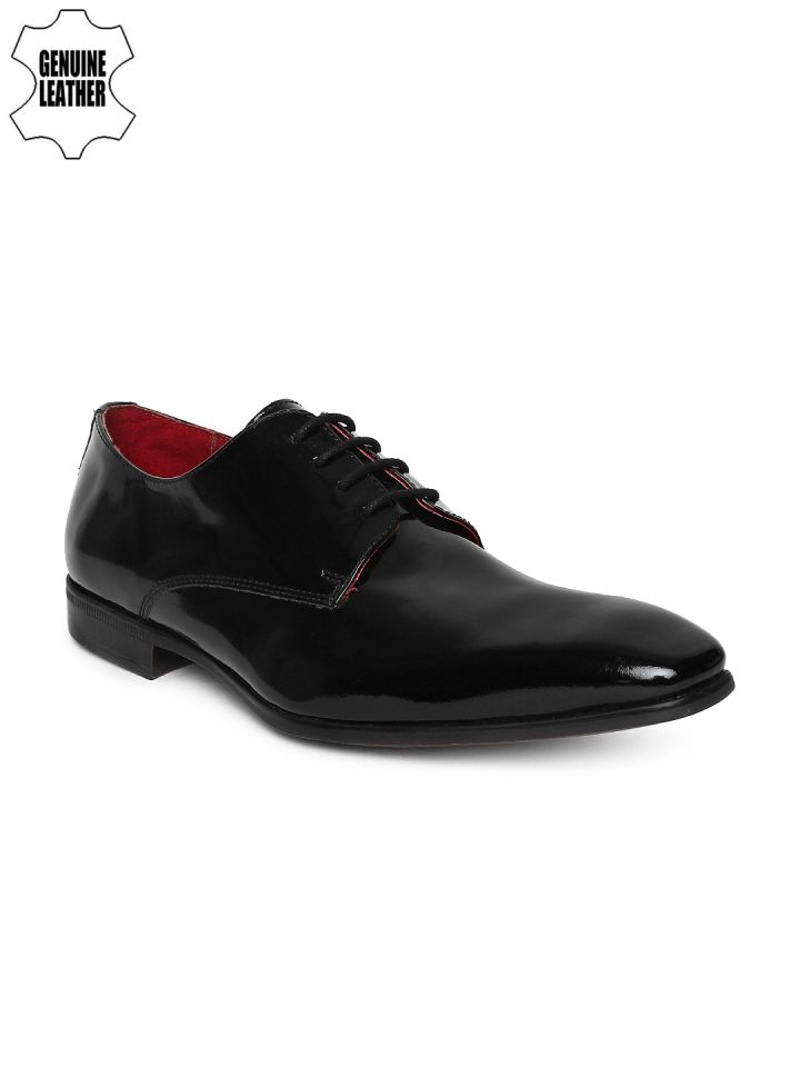 matte black oxford shoes