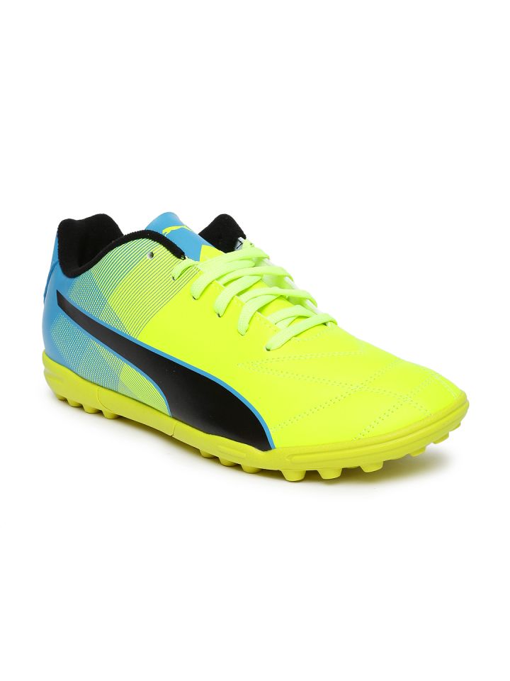 Puma fluorescent green shoes on sale
