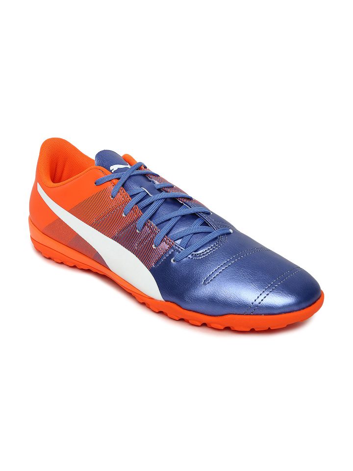 Buy Puma Men Blue Orange EvoPOWER 4.3 TT Football Shoes Sports