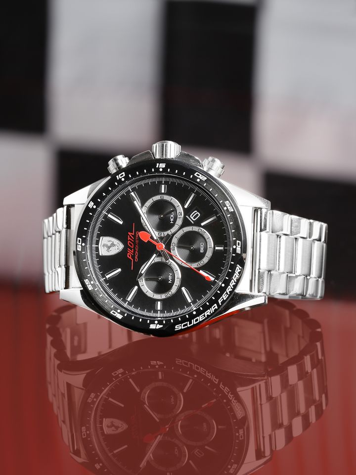 Buy SCUDERIA FERRARI Men Black PILOTA Analogue Watch Watches for