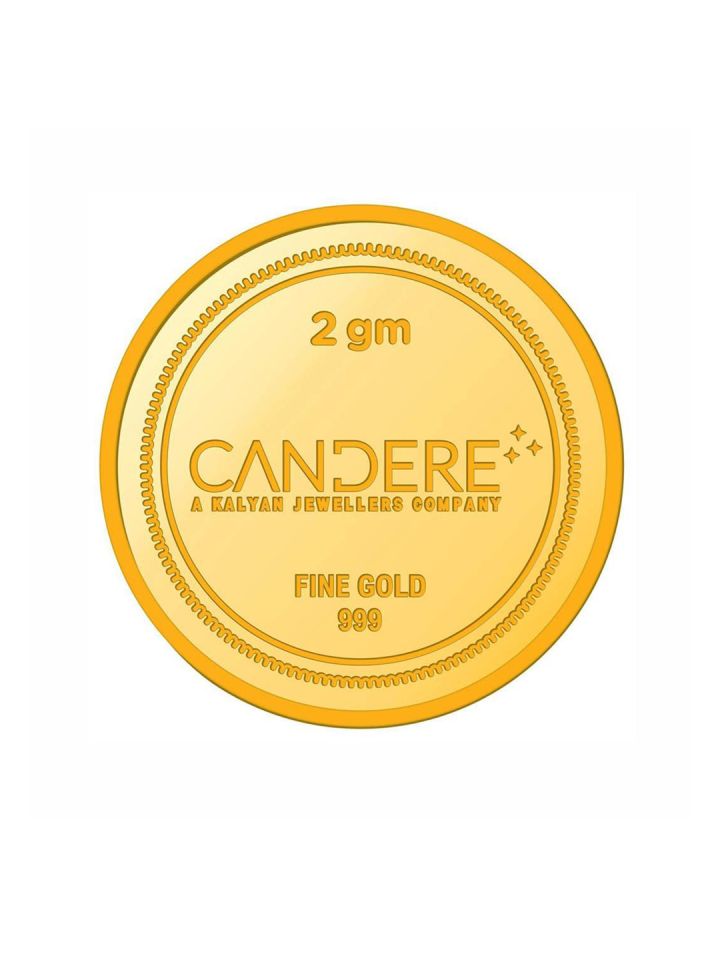 Buy CANDERE A KALYAN JEWELLERS COMPANY Goddess Lakshmi 24KT Gold