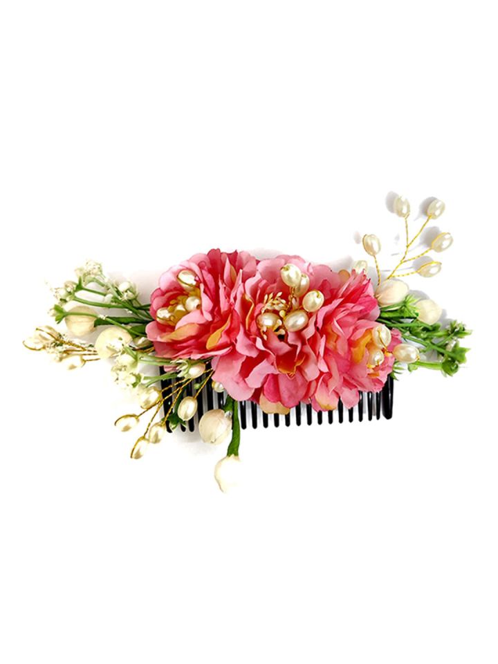 Buy Hair Flare Women Artificial Flower Made Hair Accessories And