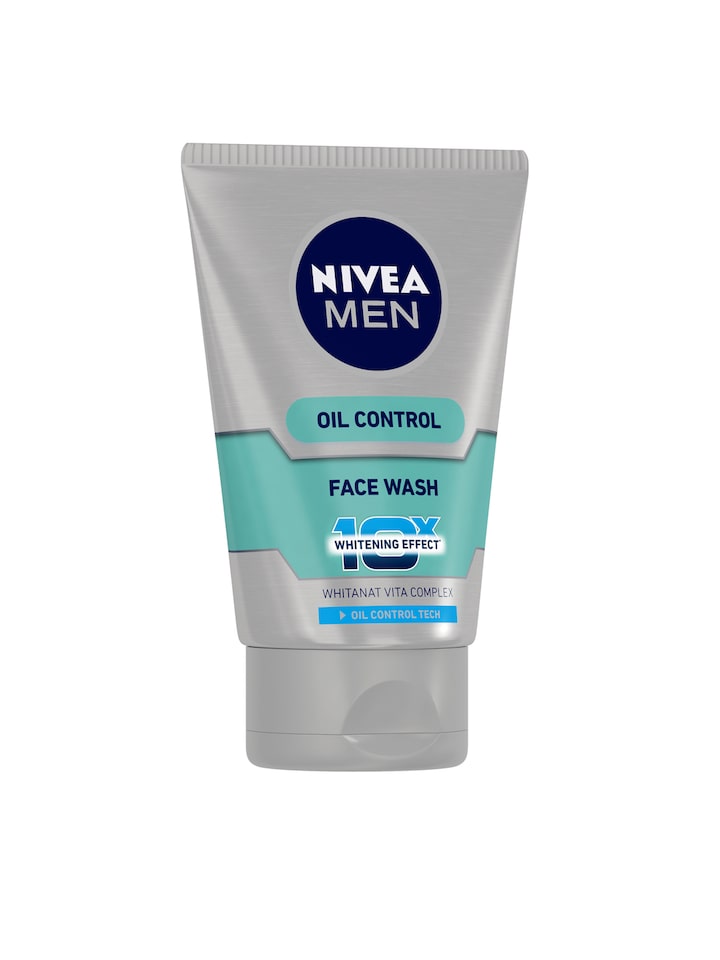 Buy Nivea Men Whitening Oil Control 10x Face Wash 100 Ml Face Wash And Cleanser For Men 2273963 Myntra nivea men whitening oil control 10x face wash 100 ml