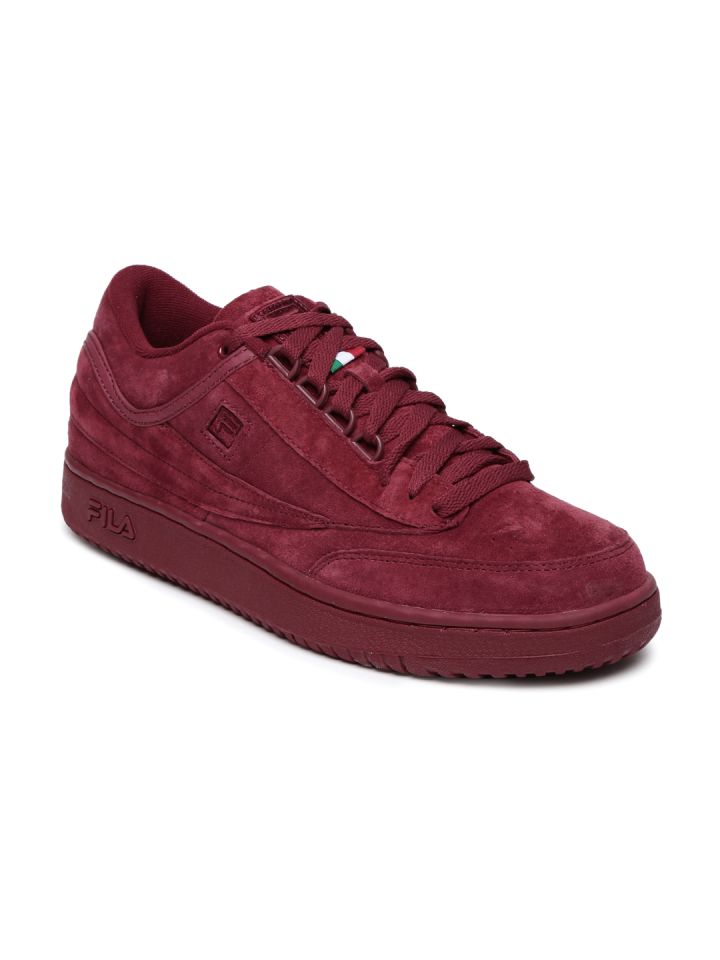 Fila maroon sneakers outlet