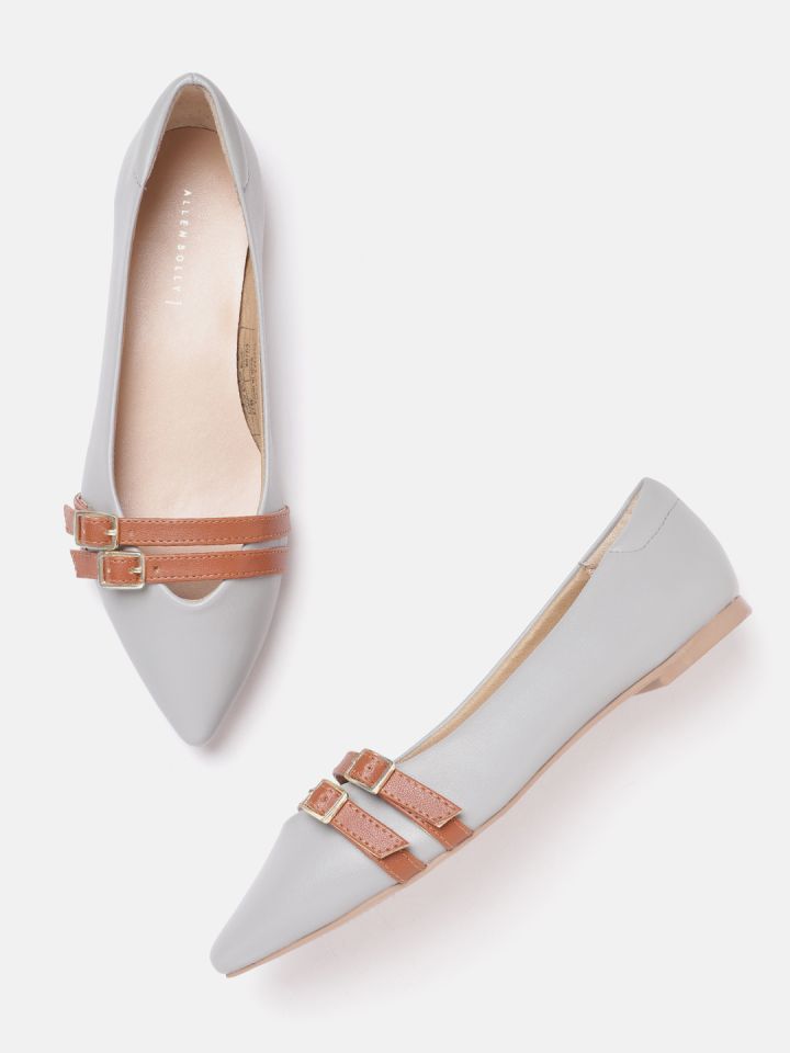 Buy Allen Solly Women Buckle Detail Ballerinas Flats for Women
