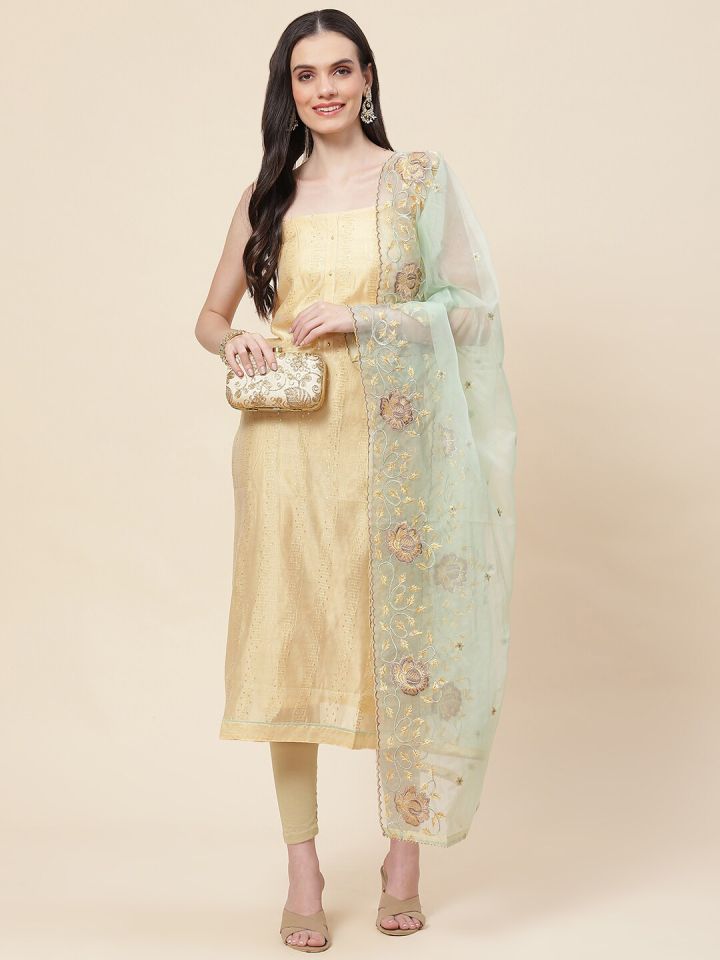 Meena bazaar online unstitched suits