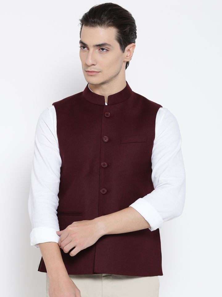 Nehru jacket on top myntra