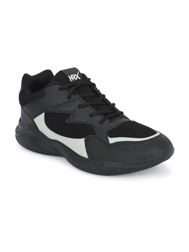 Hrx black running shoes 2025