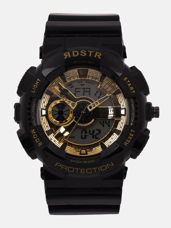 Buy Roadster Men Gold Toned Analogue And Digital Watch Watches