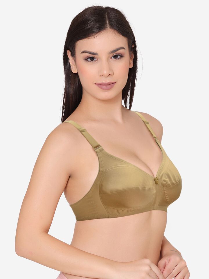 Buy Groversons Paris Beauty Women'S Printed Everyday T-Shirt Bra With Seam  Online