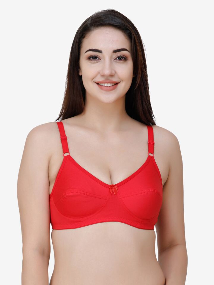 SOUMINIE Souminie Women's Cotton Seamless Bra - Classic Fit Pack of 2 Women  Everyday Non Padded Bra - Buy SOUMINIE Souminie Women's Cotton Seamless Bra  - Classic Fit Pack of 2 Women