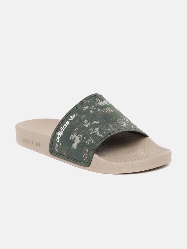 Adidas camouflage slides store