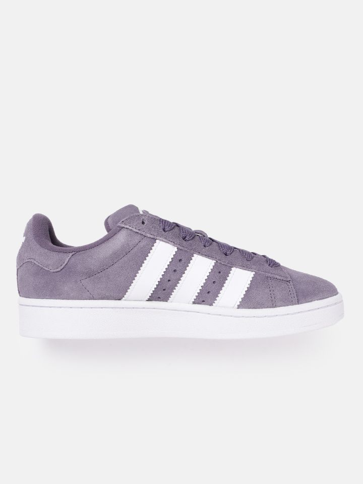 Buy ADIDAS Originals Women Striped Detail Suede Campus Sneakers