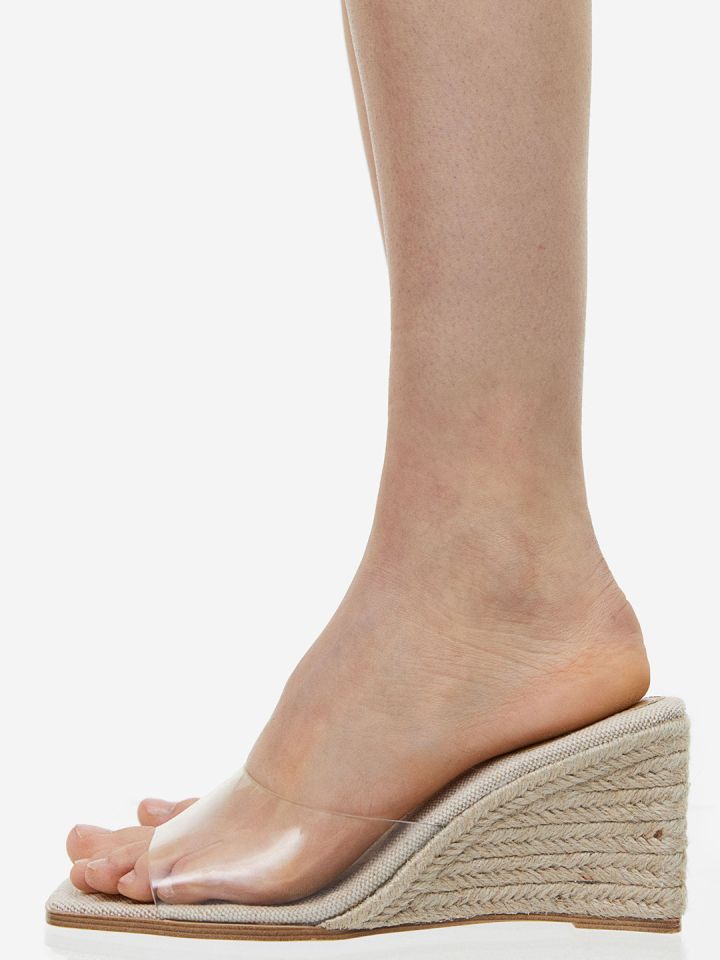 Espadrille mules wedge 2025