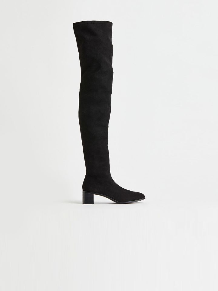 Thigh high clearance boots myntra