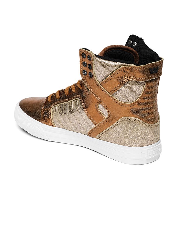 supra womens gold high tops