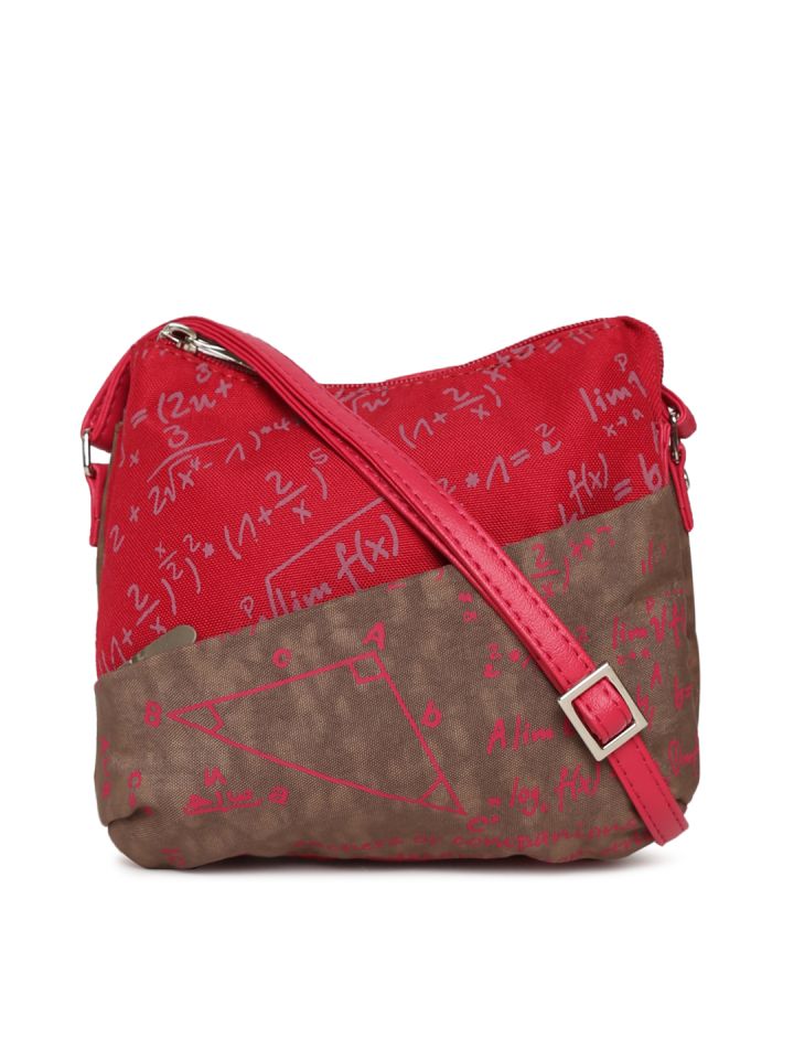 baggit red sling bag