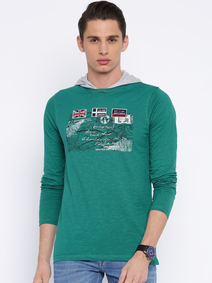 Lee cooper shop hooded shirt