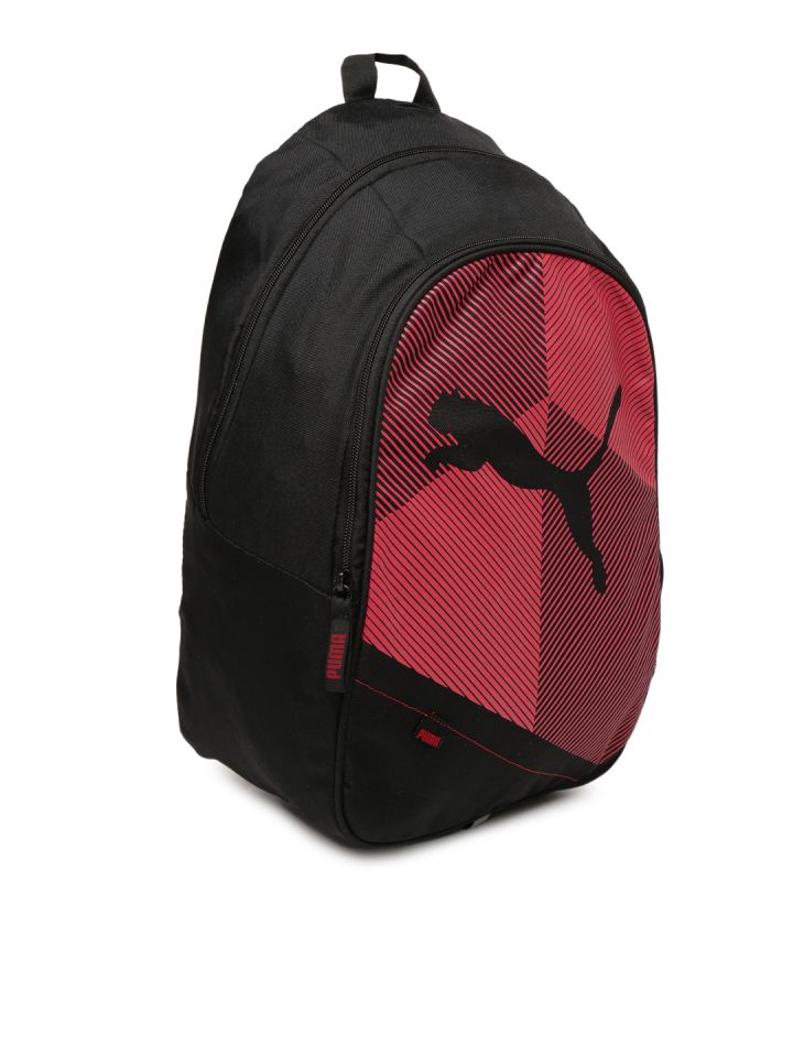 puma red graphic backpack