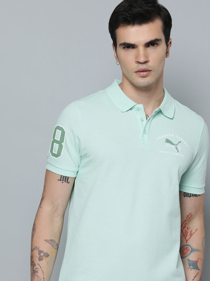 Puma polo t shirts myntra 2025