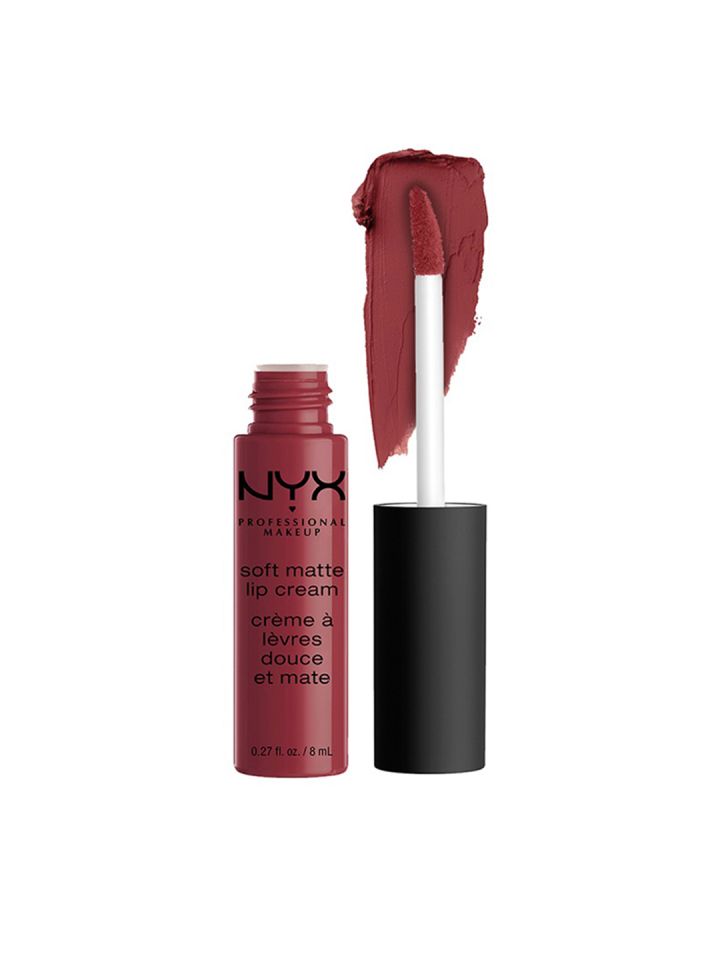 Buy NYX PROFESSIONAL MAKEUP Soft Matte Lightweight Cream Lipstick 8 Ml  Budapest 25 - Lipstick for Unisex 22879614 | Myntra