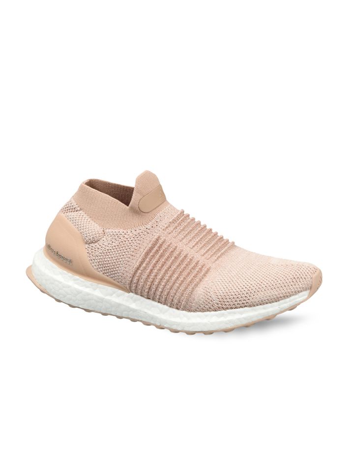 ADIDAS Women Beige ULTRABOOST LACELESS Running Shoes