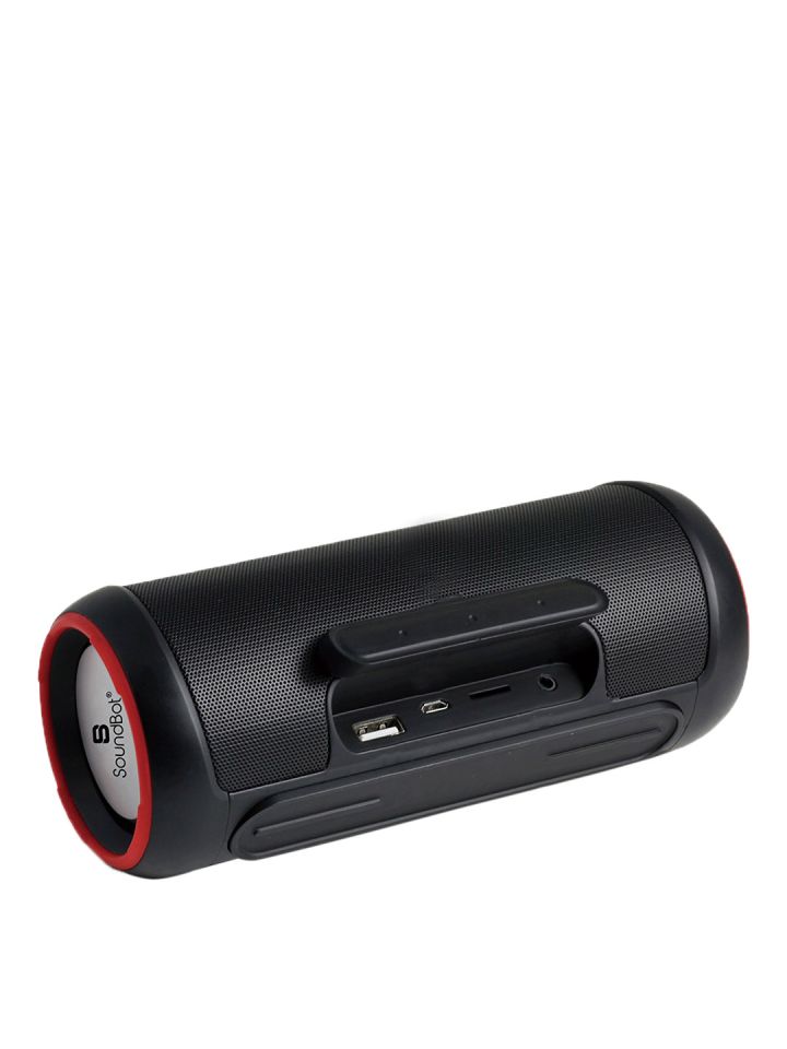 SoundBot Black Bluetooth Wireless Speaker with Mic SB525