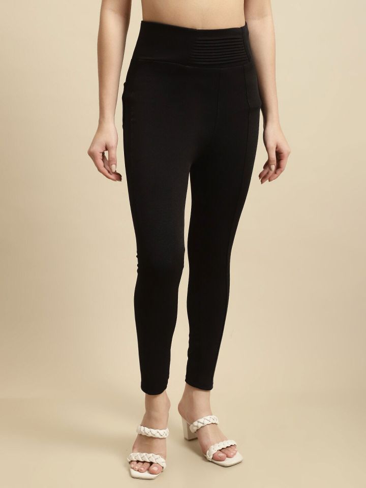 Plus Size Rose Tummy Tucker Jeggings Online in India