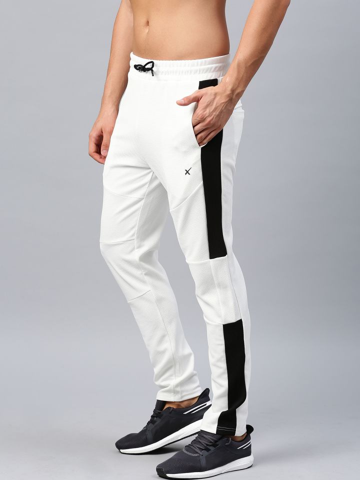 Buy HRX By Hrithik Roshan Men White Track Pants  Track Pants for Men  2293457  Myntra