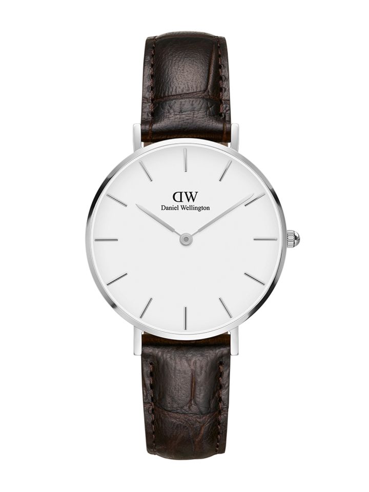 Buy Daniel Wellington Women Petite York Silver Watch Myntra