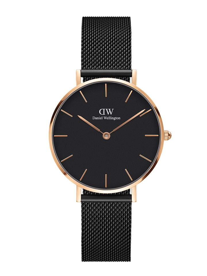 Buy Daniel Wellington Petite Ashfield Women Dial Black 32mm