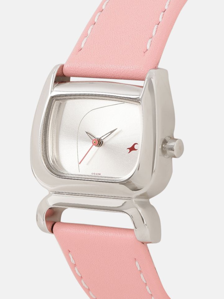 Buy Fastrack Women Silver Toned Analogue Watch NK6091SL01 BBD