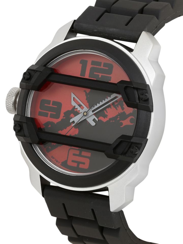 Fastrack Men Black Red Analogue Watch NK3153KP01 BBD
