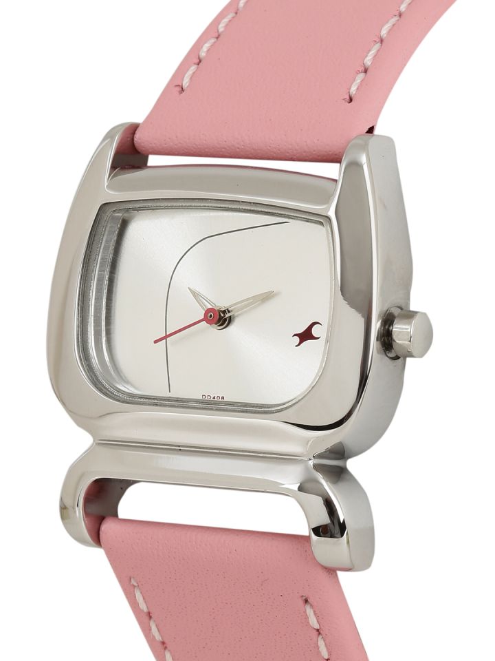 Fastrack Women Silver Toned Analogue Watch NK6091SL01