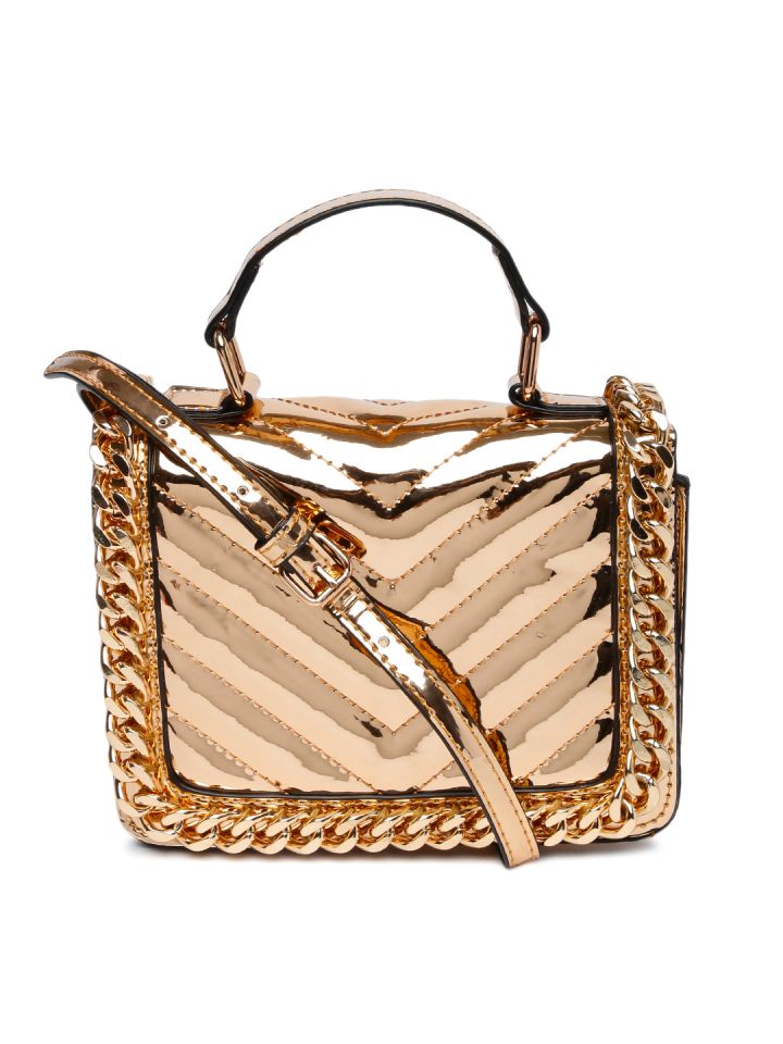 Aldo rose gold bag