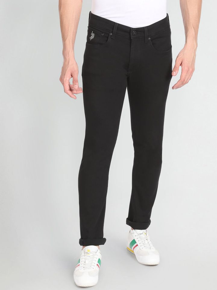 Buy U.S. Polo Assn. Denim Co. Men Mid Rise Slim Tapered Fit