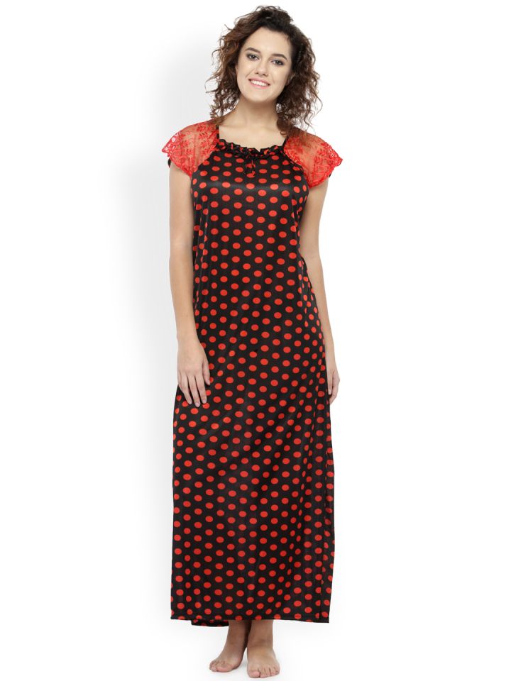 polka dot nightdress