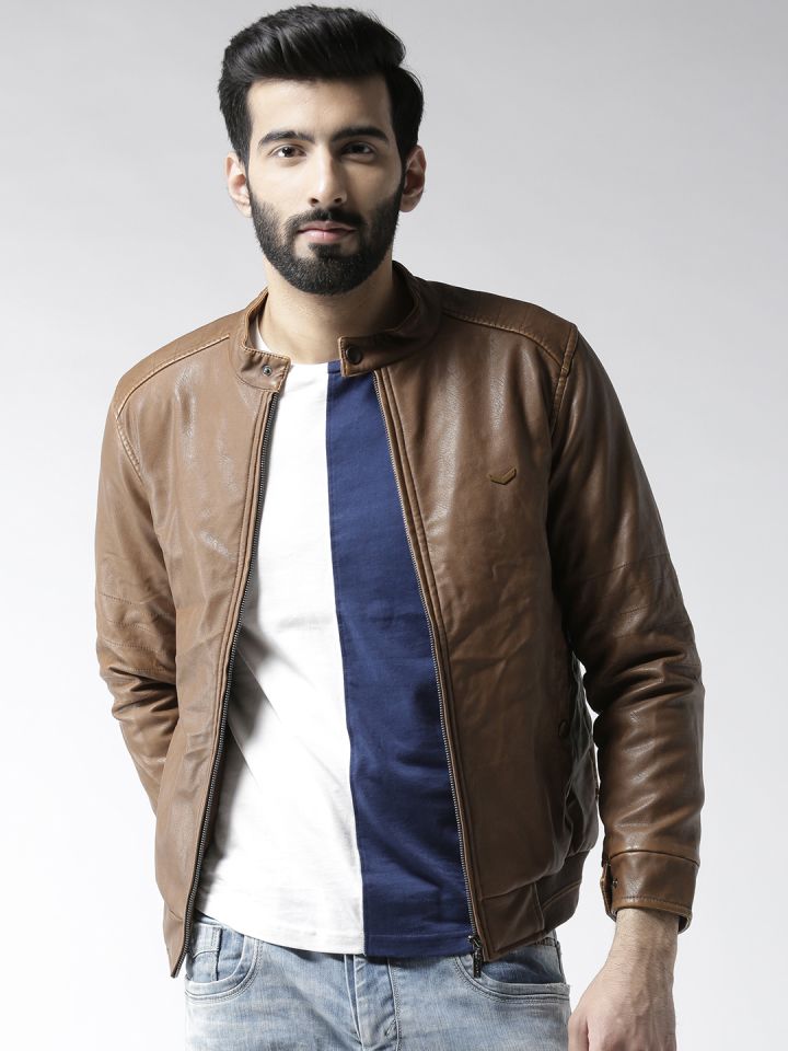 Okane leather clearance jacket