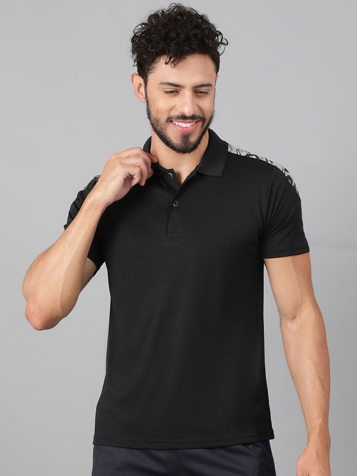 Buy SPORT SUN Abstract Printed Polo Collar Sports T Shirt