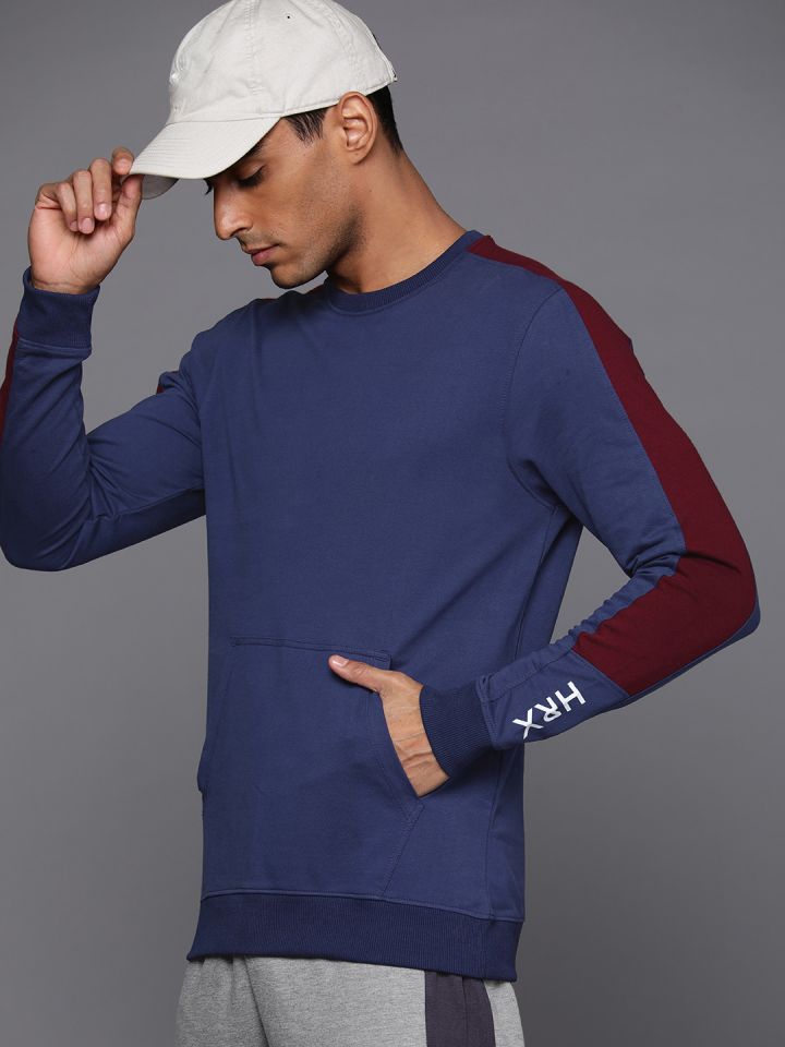 HRX by Hrithik Roshan Solid Lifestyle Sweatshirt