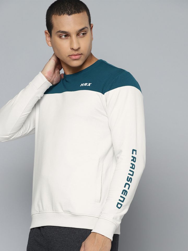 Hrx on sale sweatshirt myntra