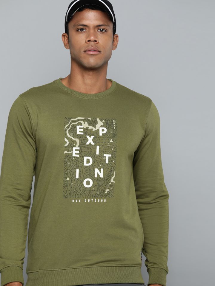 Hrx outlet sweatshirt myntra