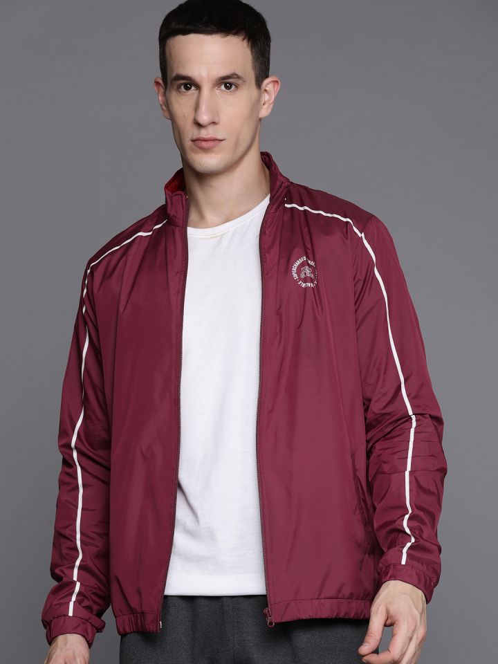 Hrx maroon new arrivals jacket