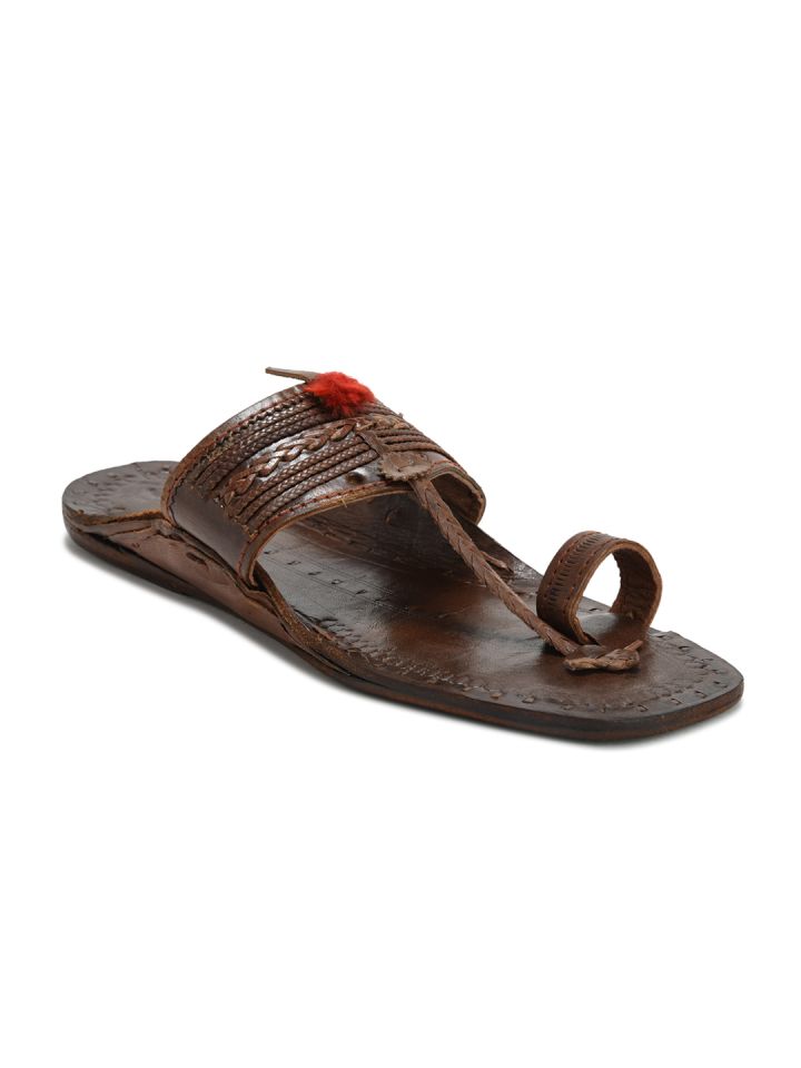 Myntra kolhapuri chappals discount