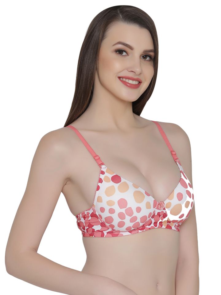 DressBerry Magenta Solid Non-Wired Lightly Padded Everyday Bra DB-HNS-009E